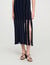 Robe longue à franges