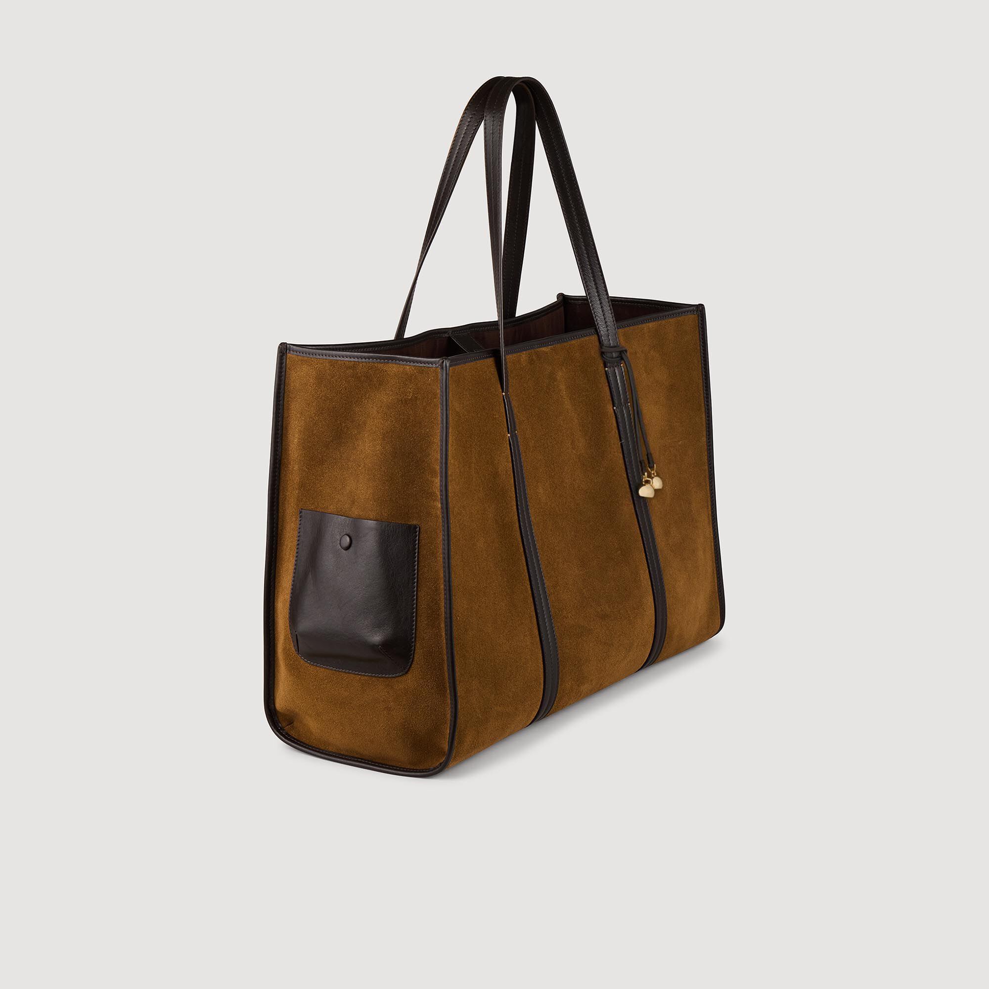 Sac cabas en suède