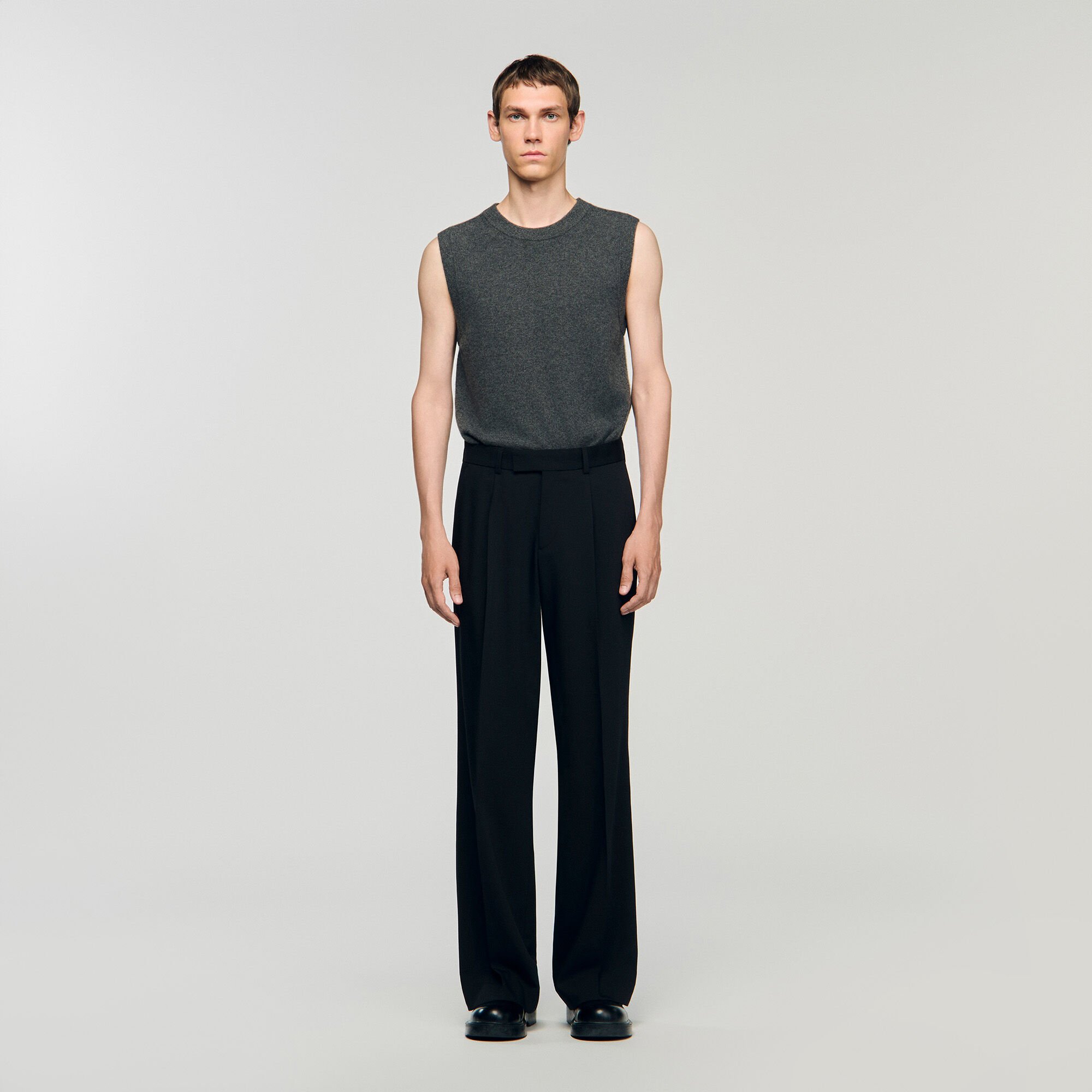 Pantalon  large à pli 