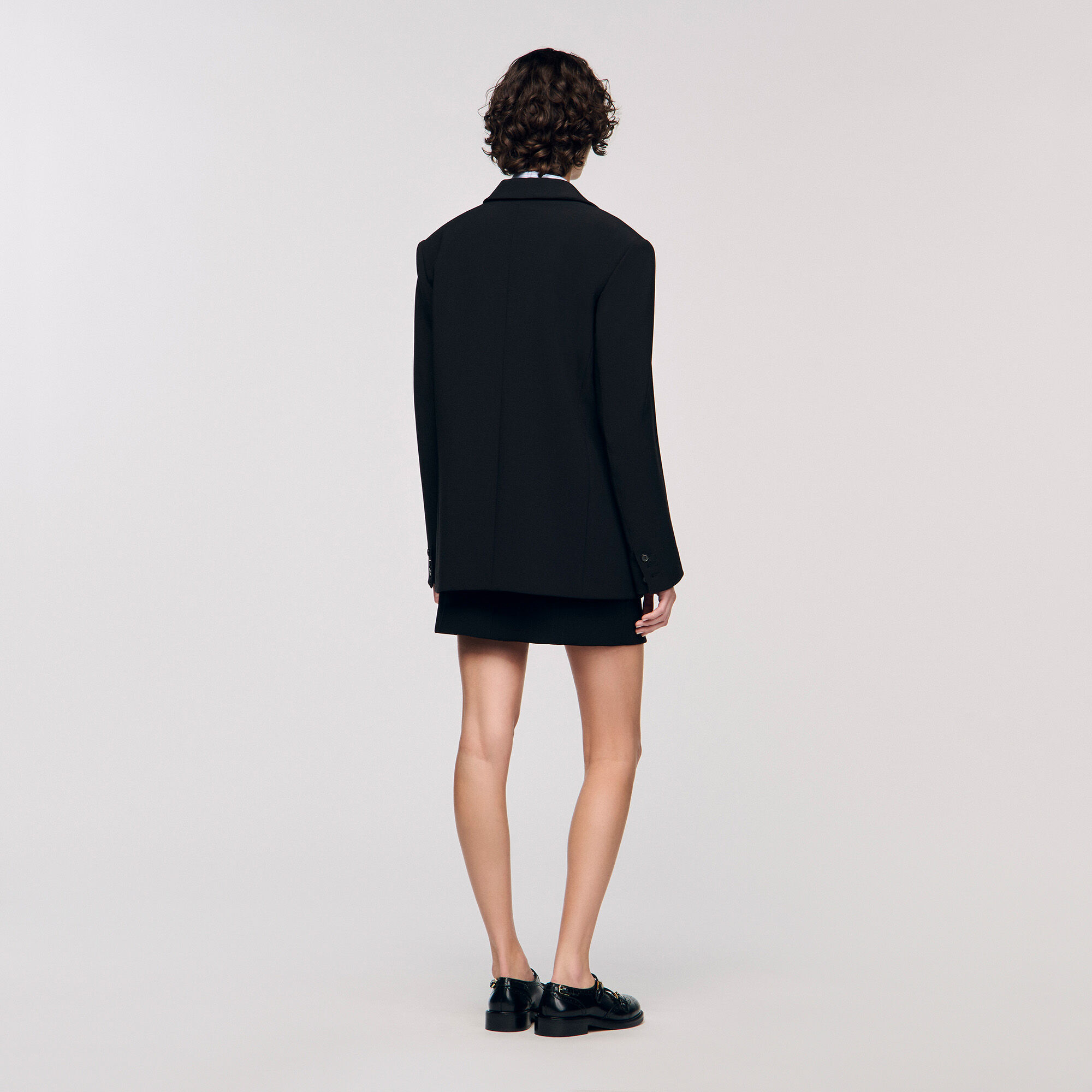 Veste de tailleur croisée