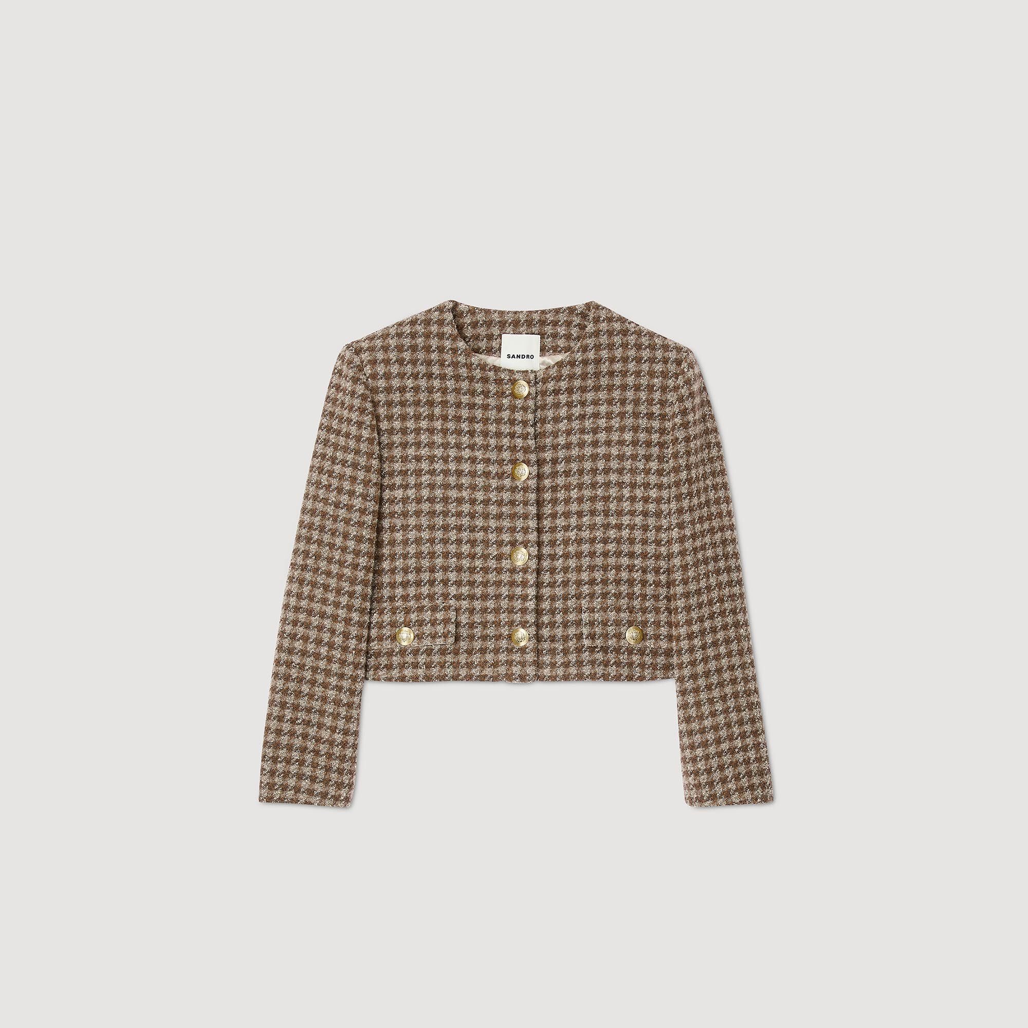 Vestes pied de poule pour femme Sandro Paris
