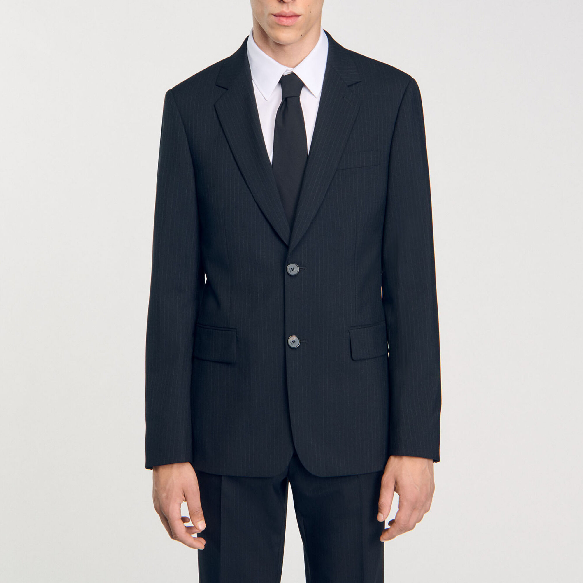 Veste de costume &agrave; rayures