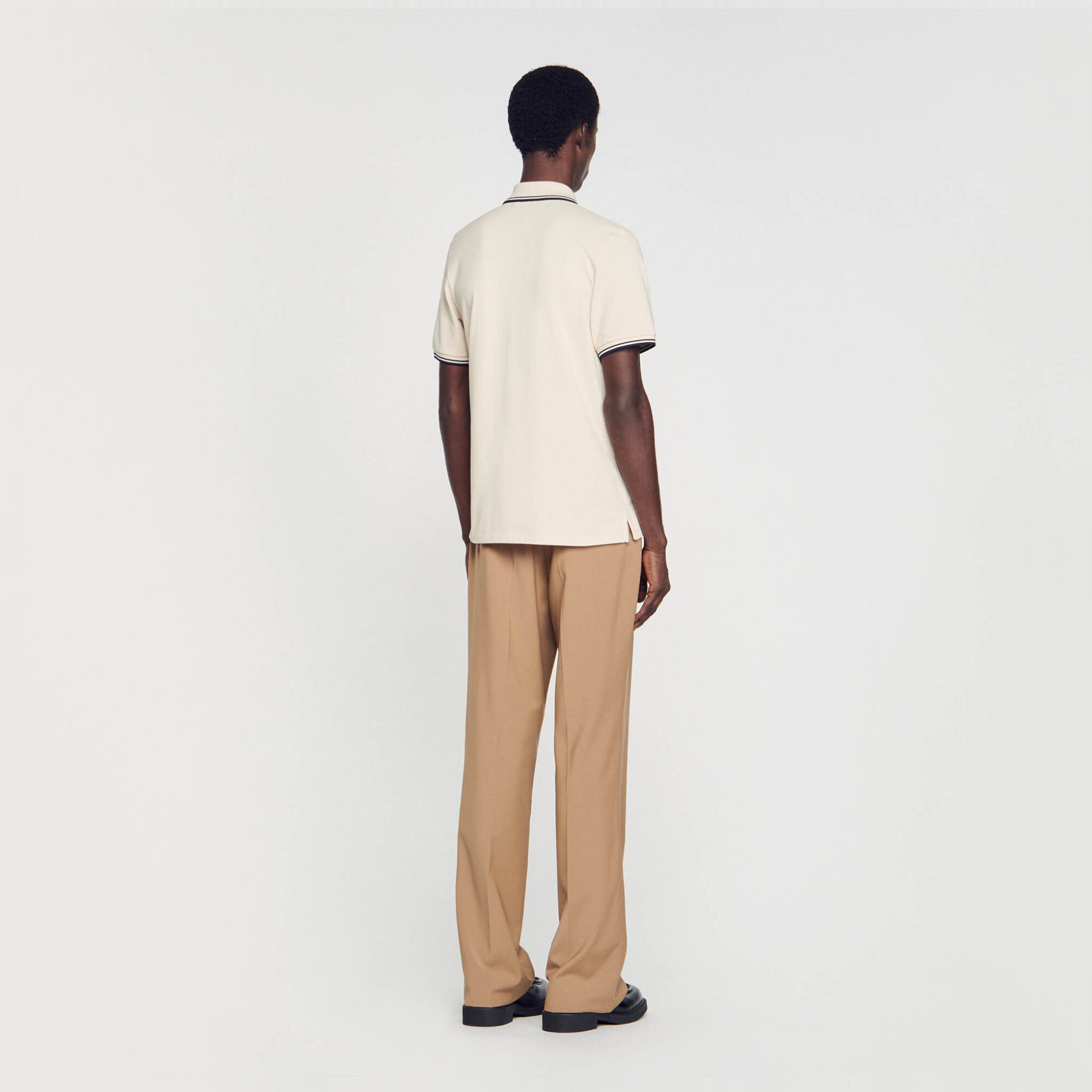 Polo en piqué de coton