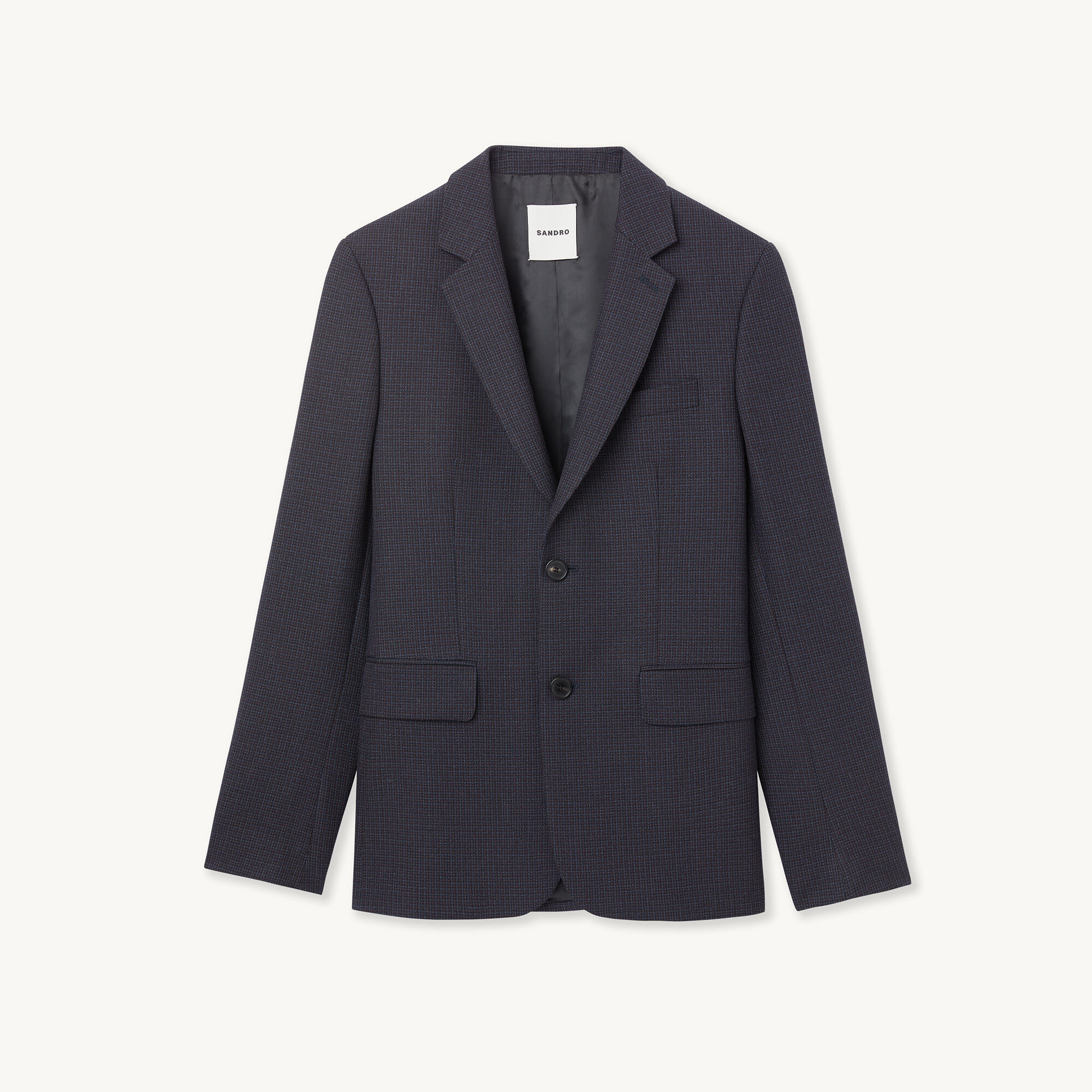 Veste de costume en laine vierge