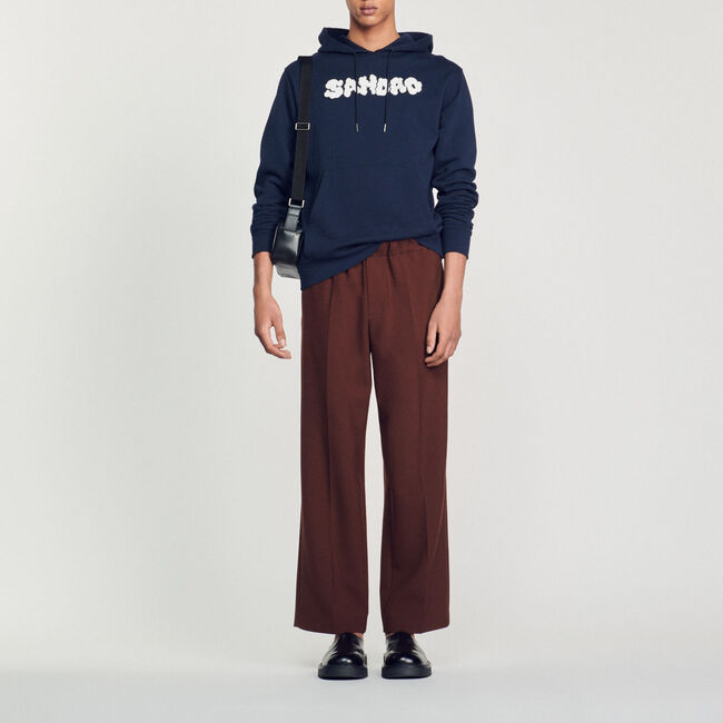 Hoodie brodé Sandro