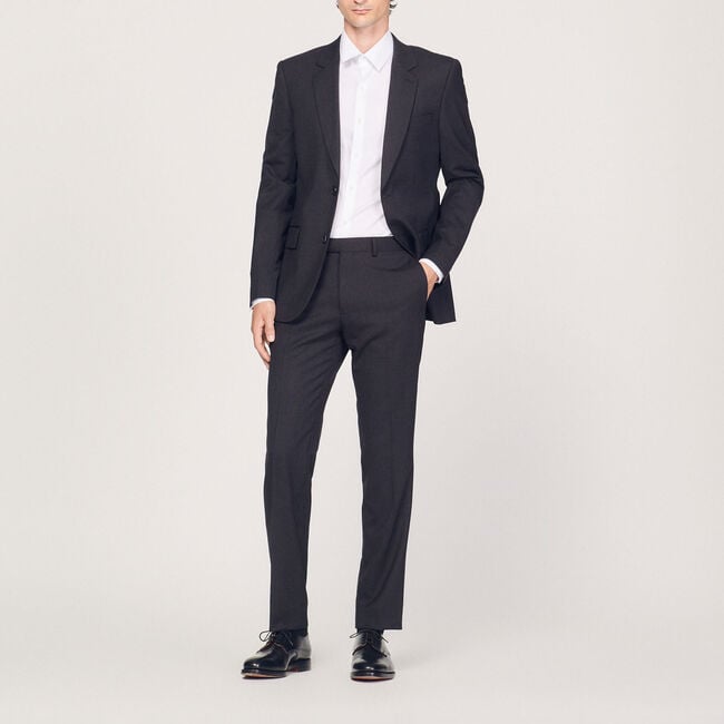 Pantalon de costume en laine