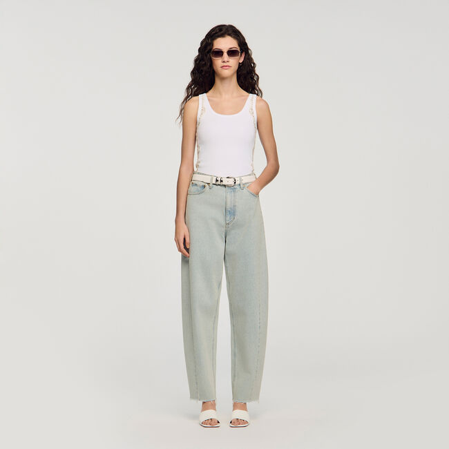 D&eacute;bardeur &agrave; d&eacute;tails dentelle