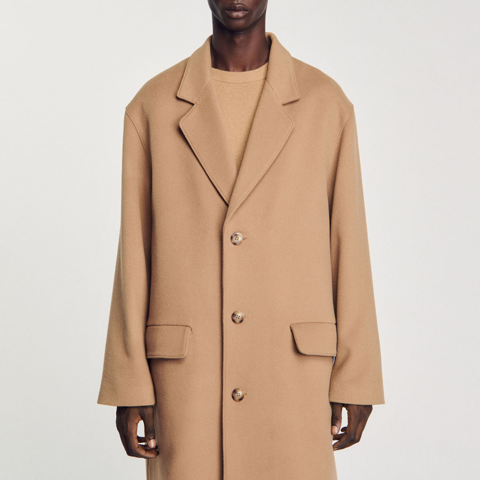 Manteau oversize - Homme | Sandro Paris