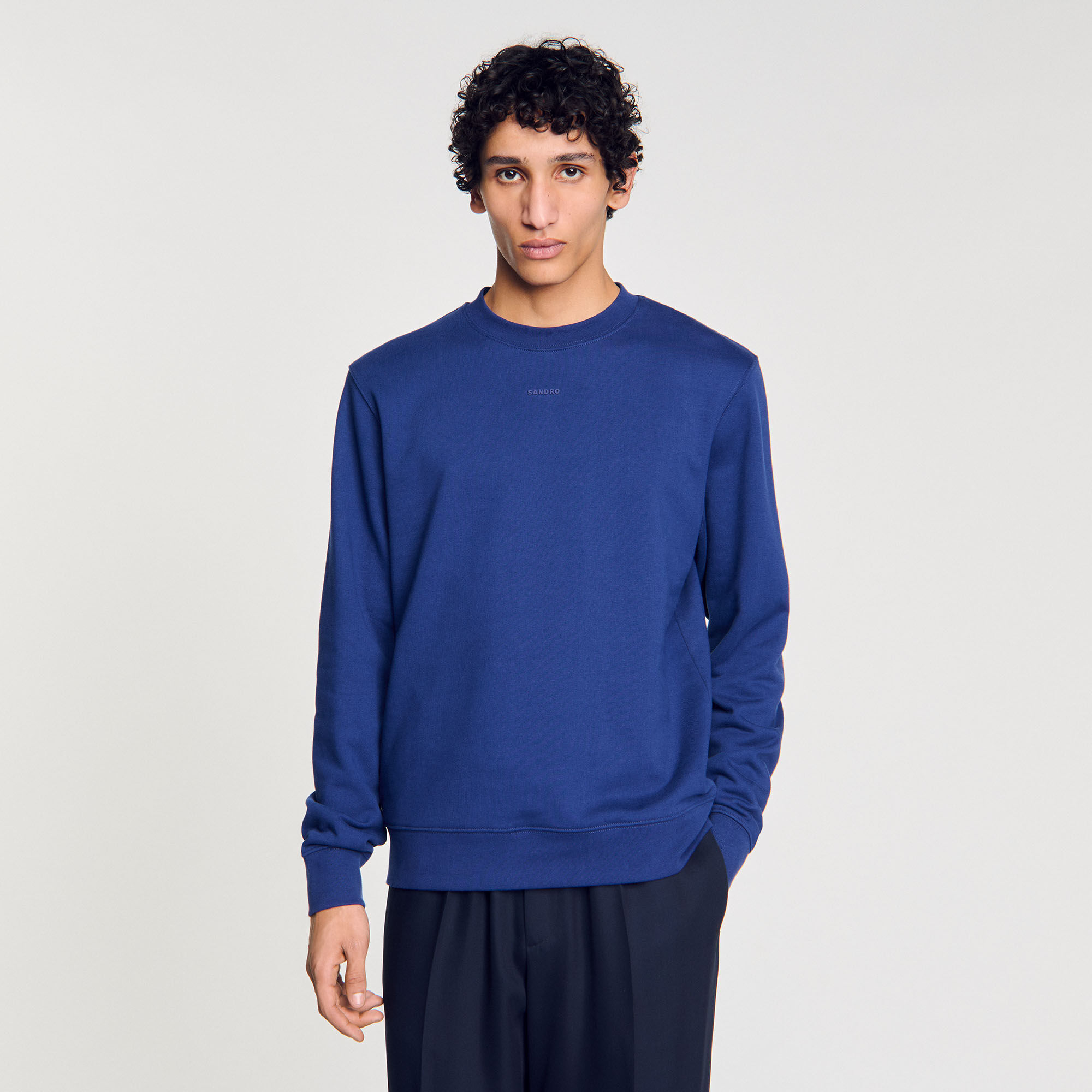 Sweatshirt en coton à logo 