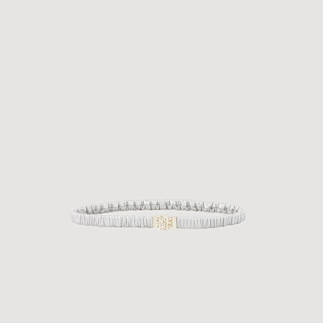 Ceinture en cuir élastique