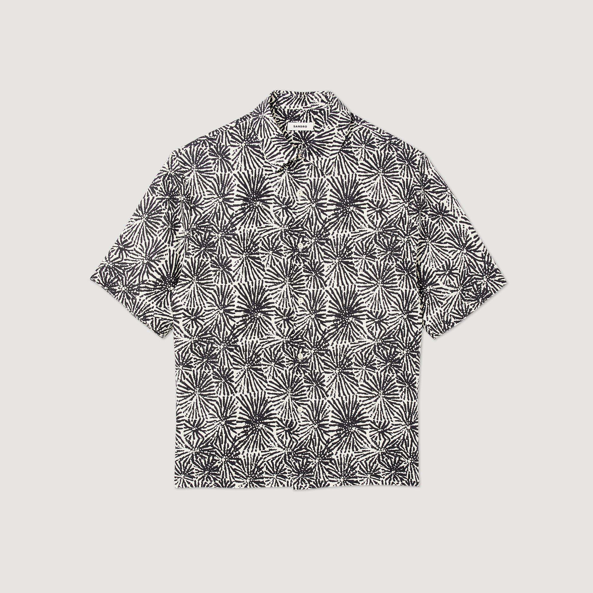 Chemise oversize imprimée