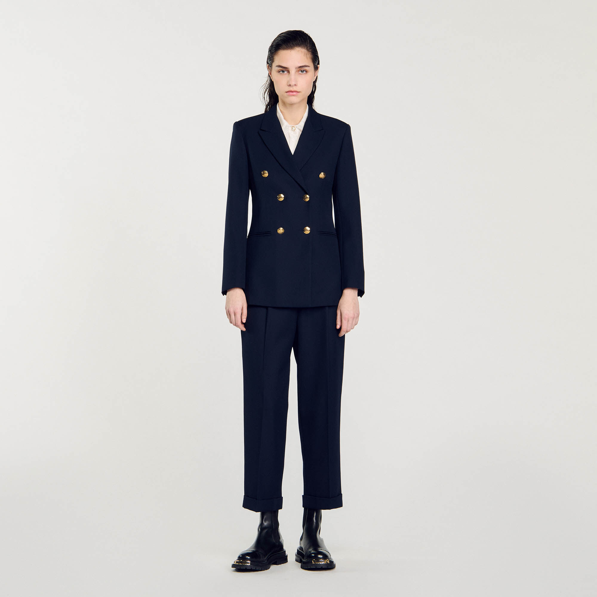 Veste de costume double boutonnage