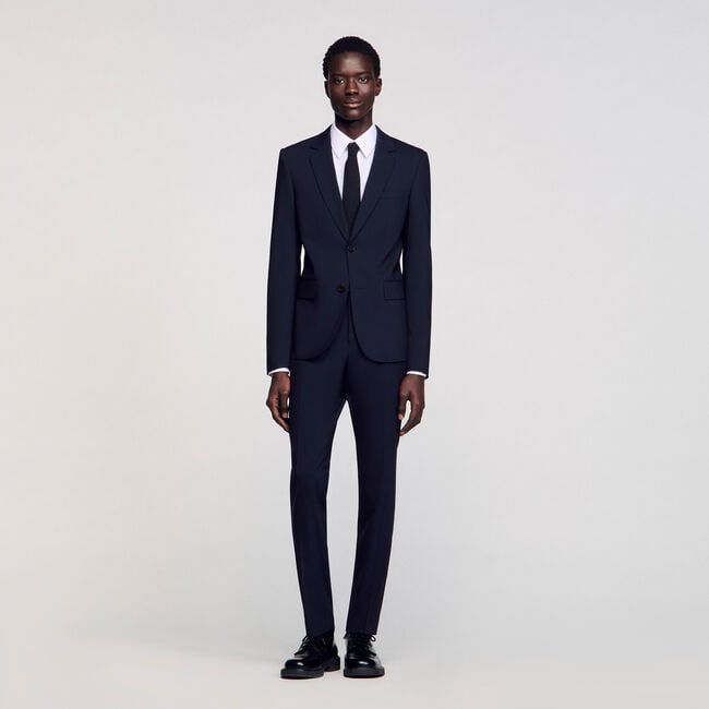 Veste de costume classique en laine