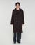 Manteau croisé laine et cachemire