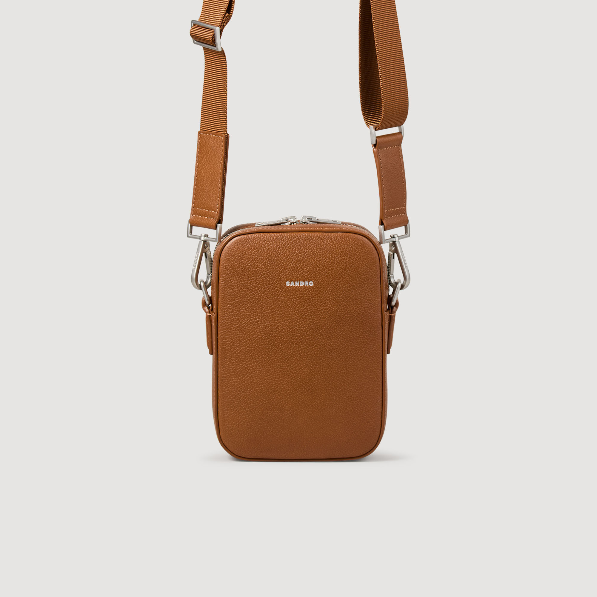 Petit sac en cuir grainé