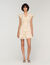 Robe courte en guipure