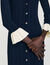 Robe longue en maille bicolore
