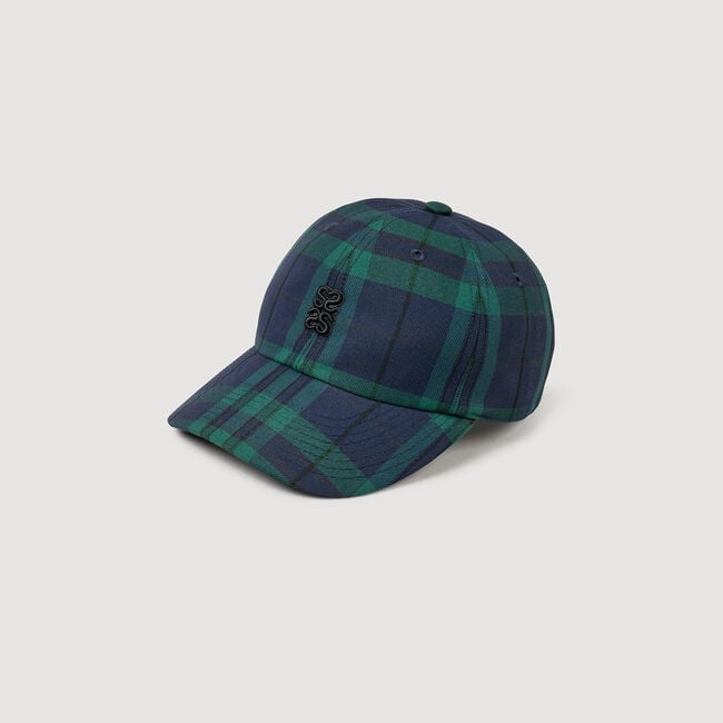 Casquette à carreaux