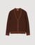 Cardigan jacquard square cross