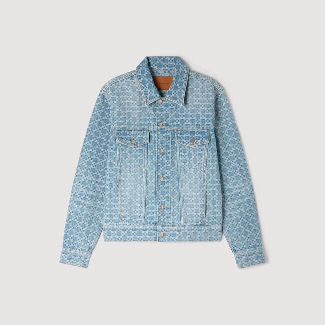 Blouson en denim Square Cross