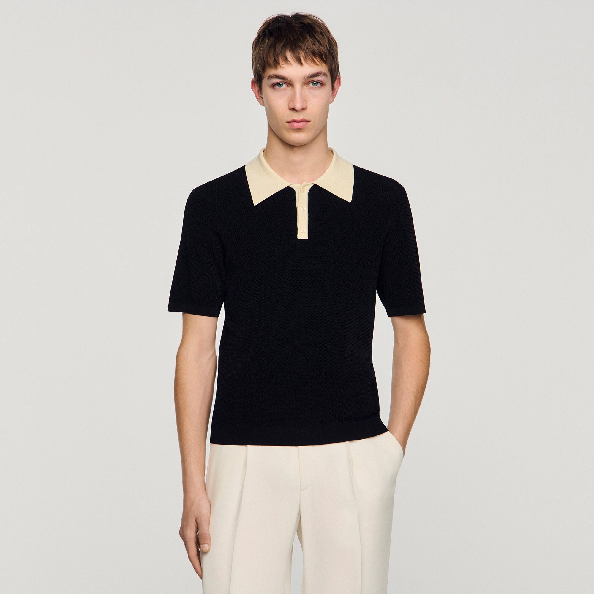 Polo bicolore
