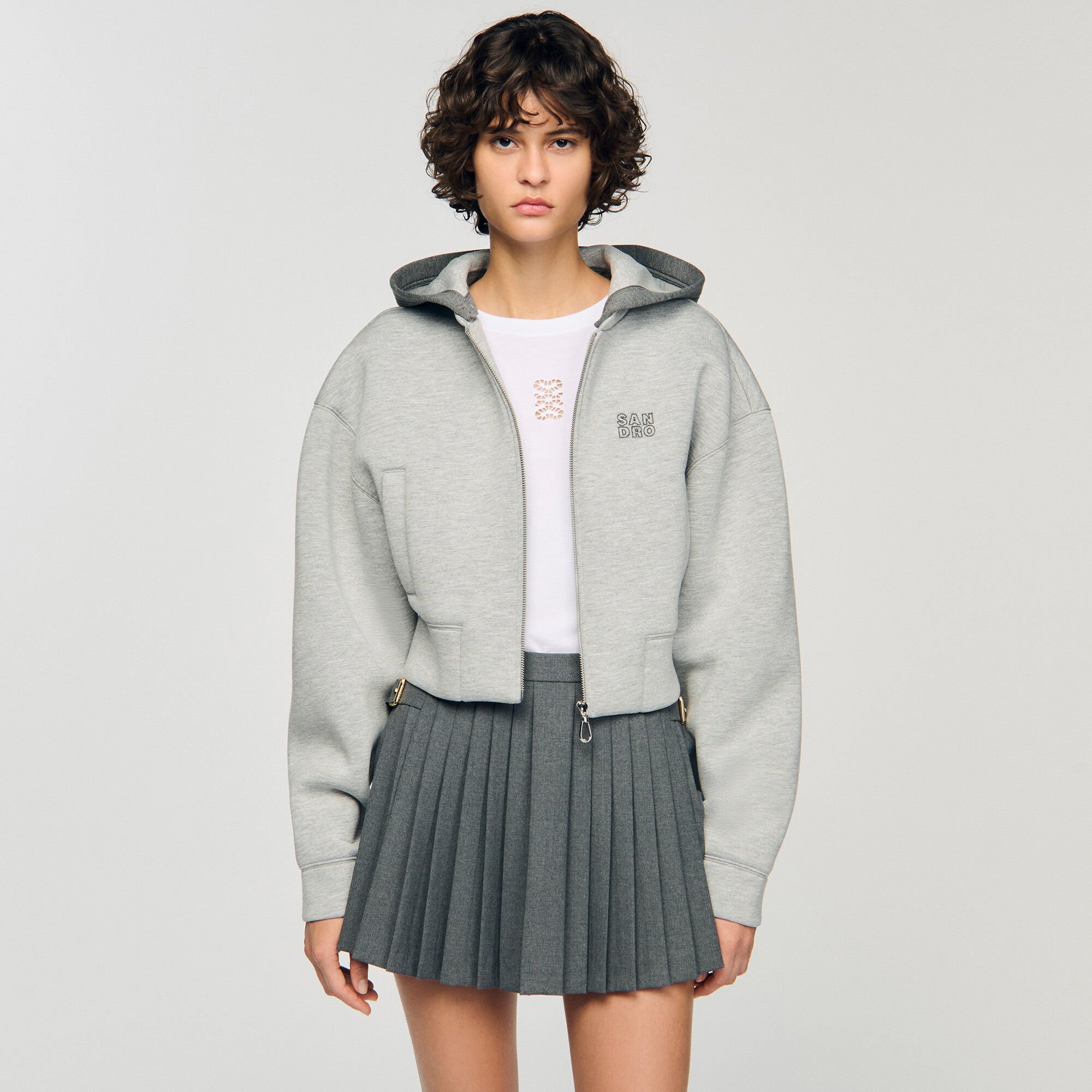 Sweatshirt à capuche amovible