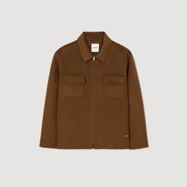 Surchemise double face zippée 