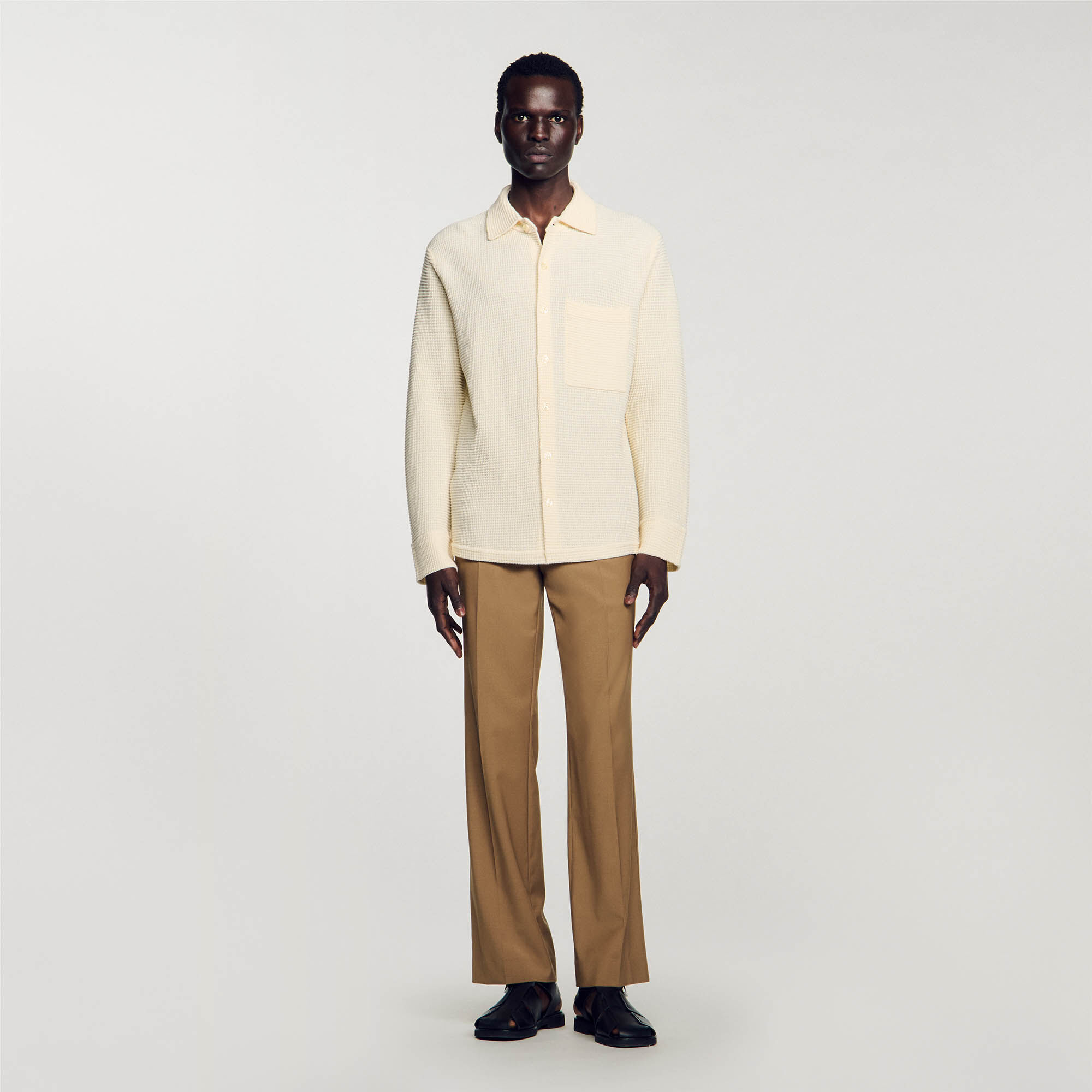 Chemise en maille sale