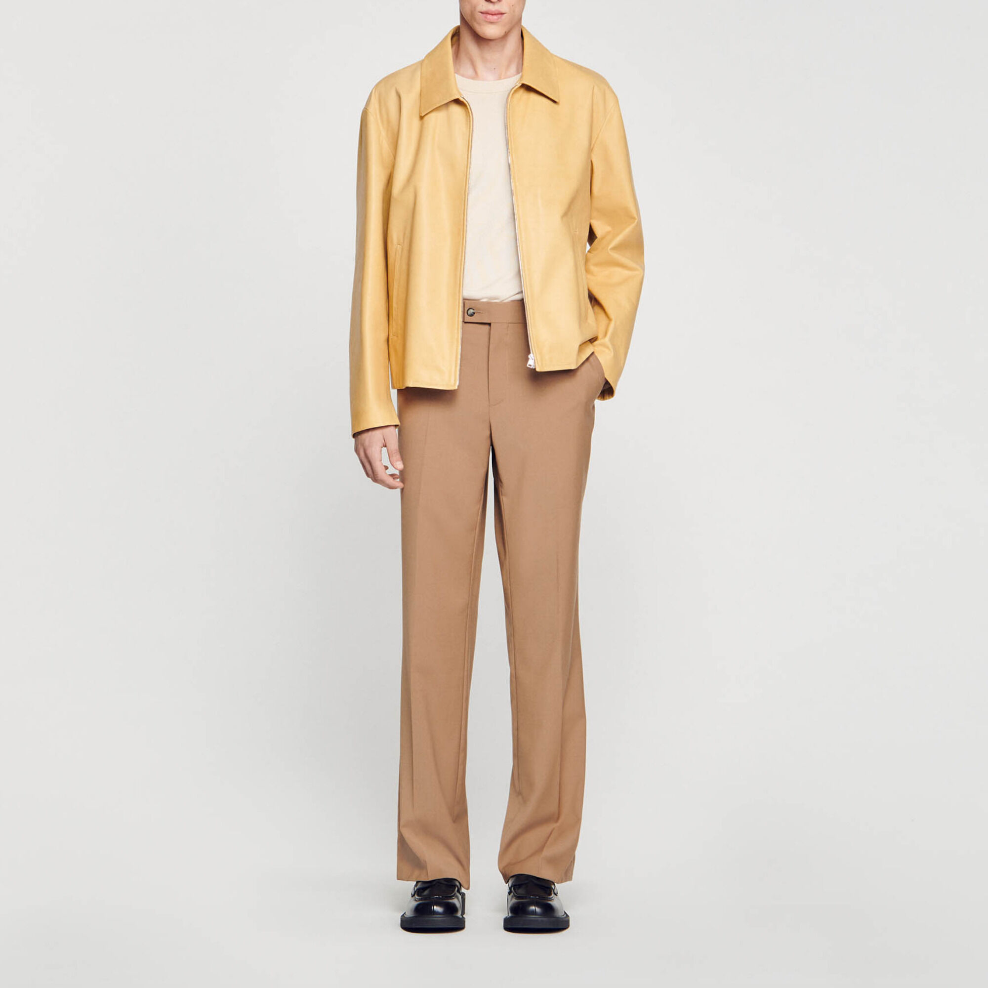 Blouson en cuir 