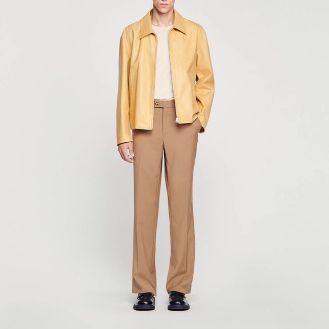 Blouson en cuir 