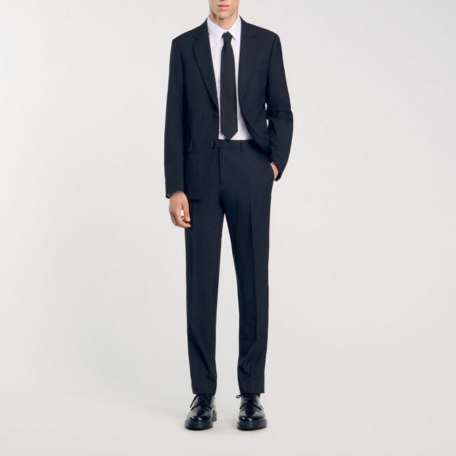 Veste de costume à rayures