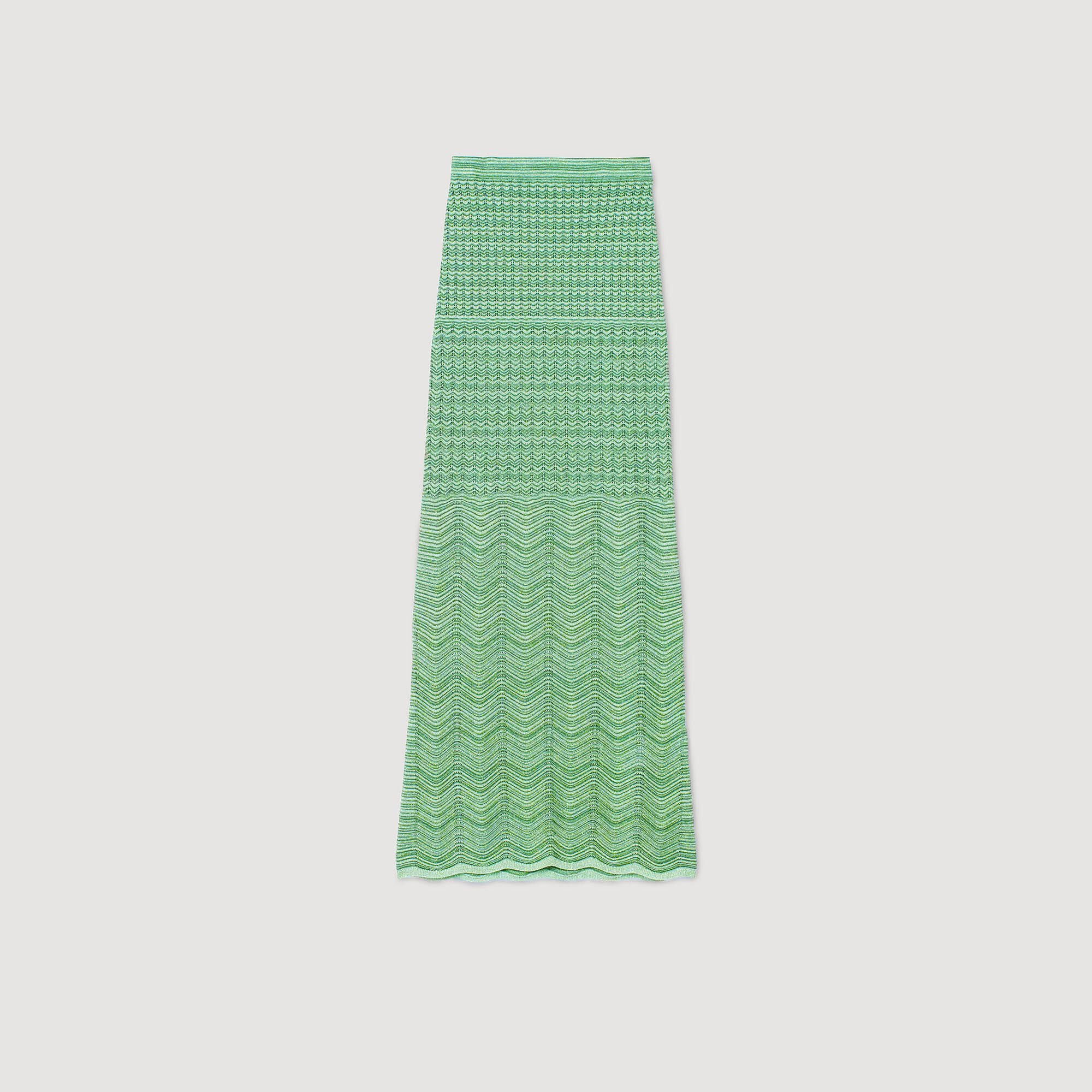 Jupe longue en maille