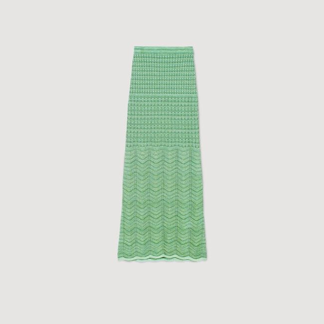 Jupe longue en maille