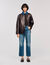 Pull en maille et denim