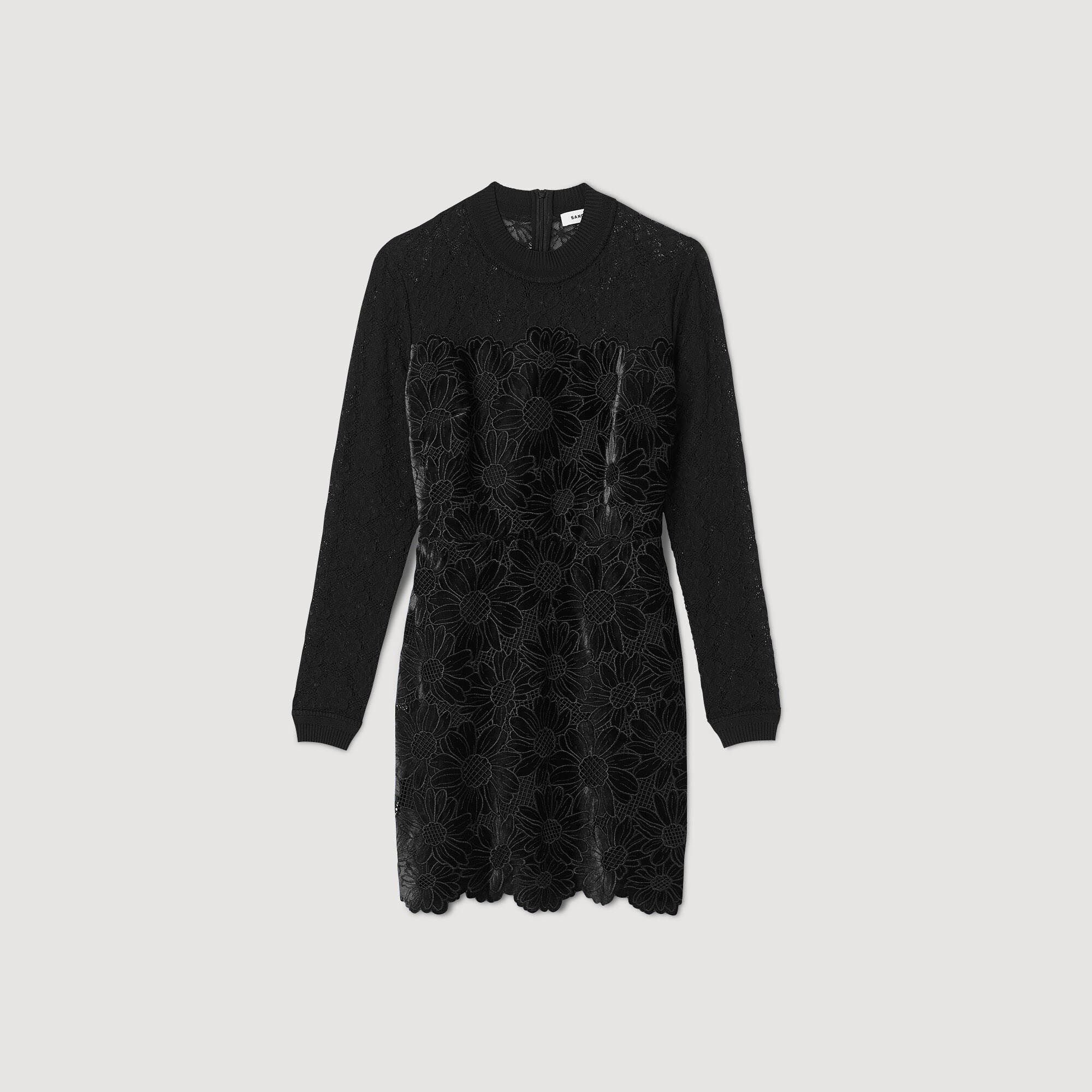 Robe en guipure marguerite