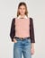Pull sans manches torsadé