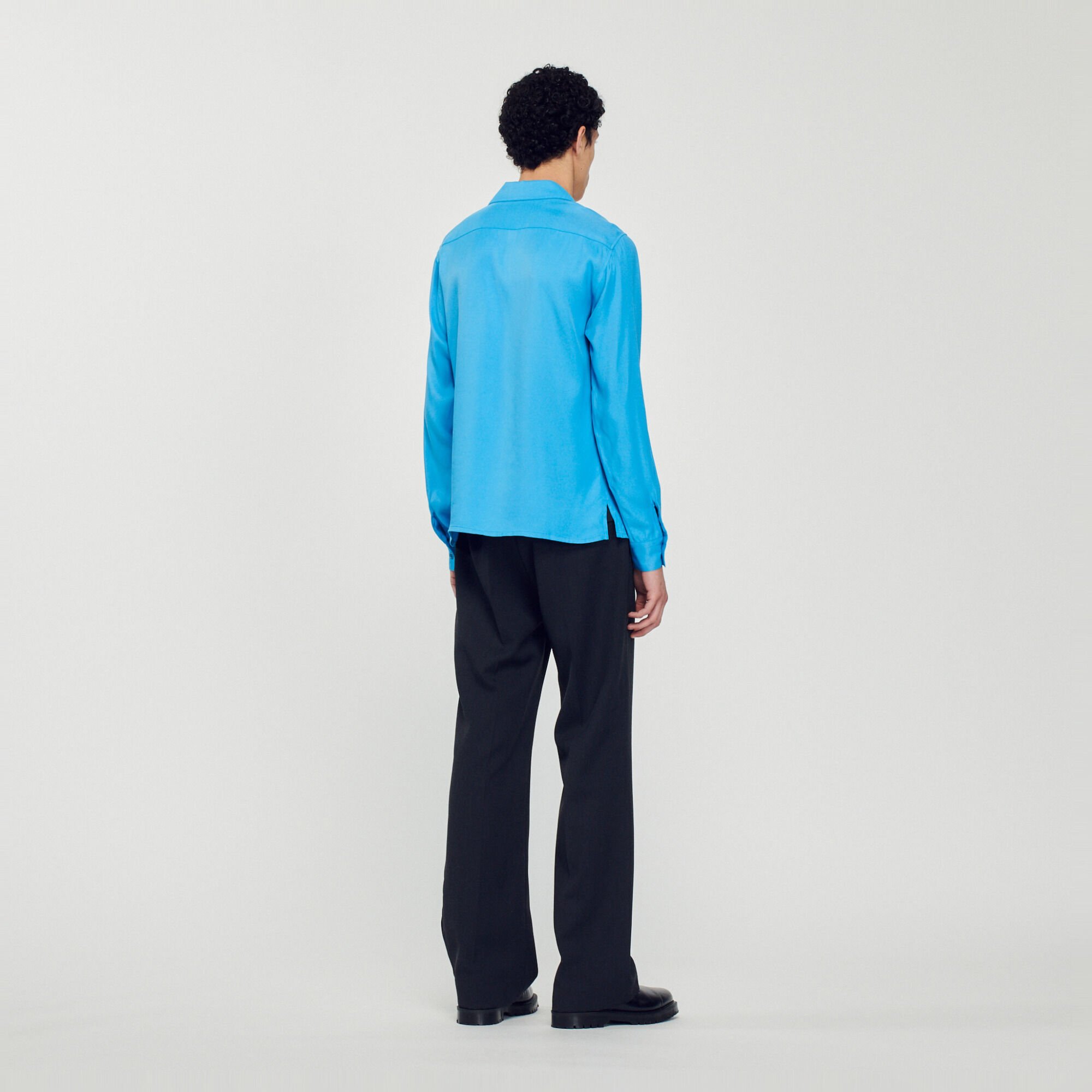 Chemise fluide col requin Homme