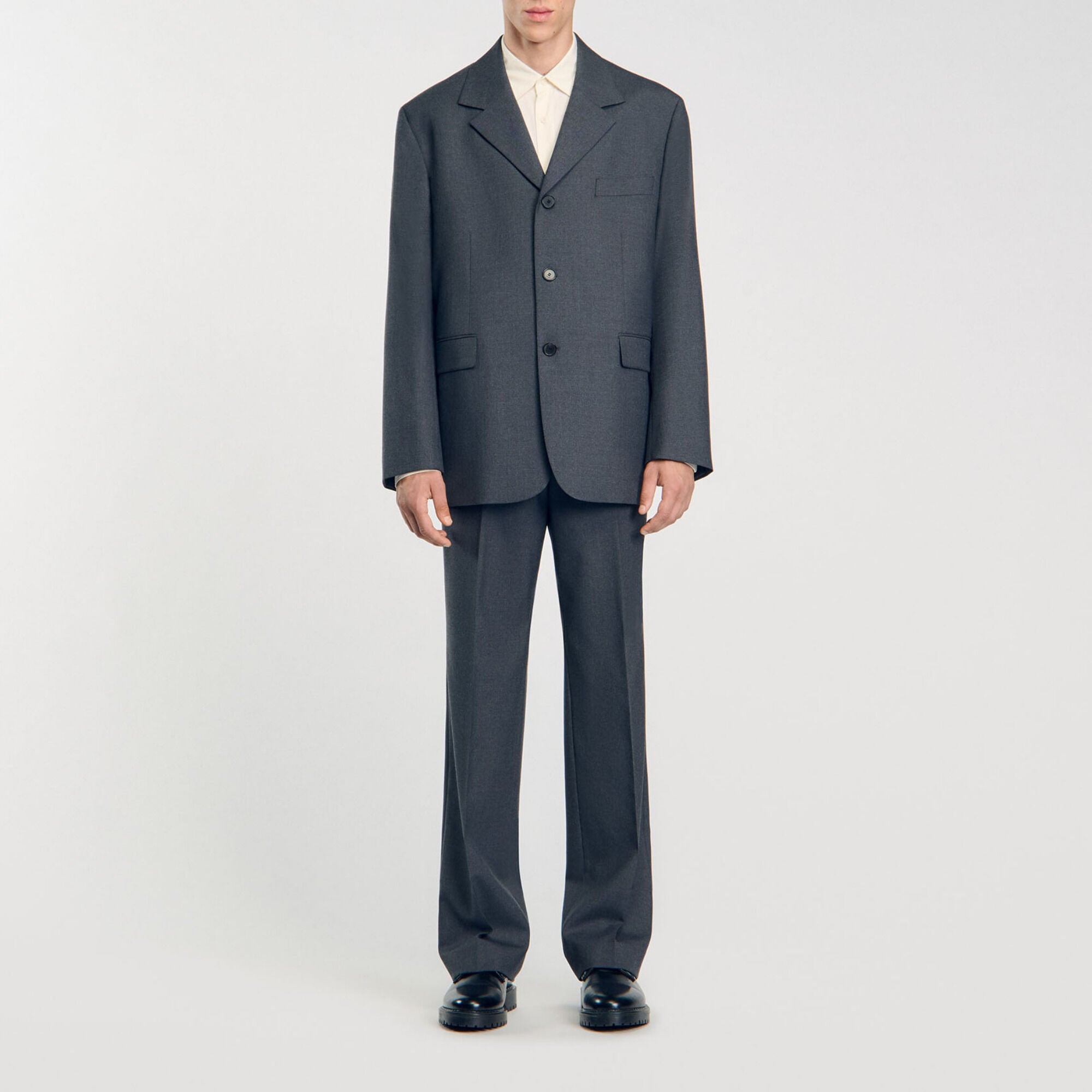 Veste de costume oversize - Homme | Sandro Paris