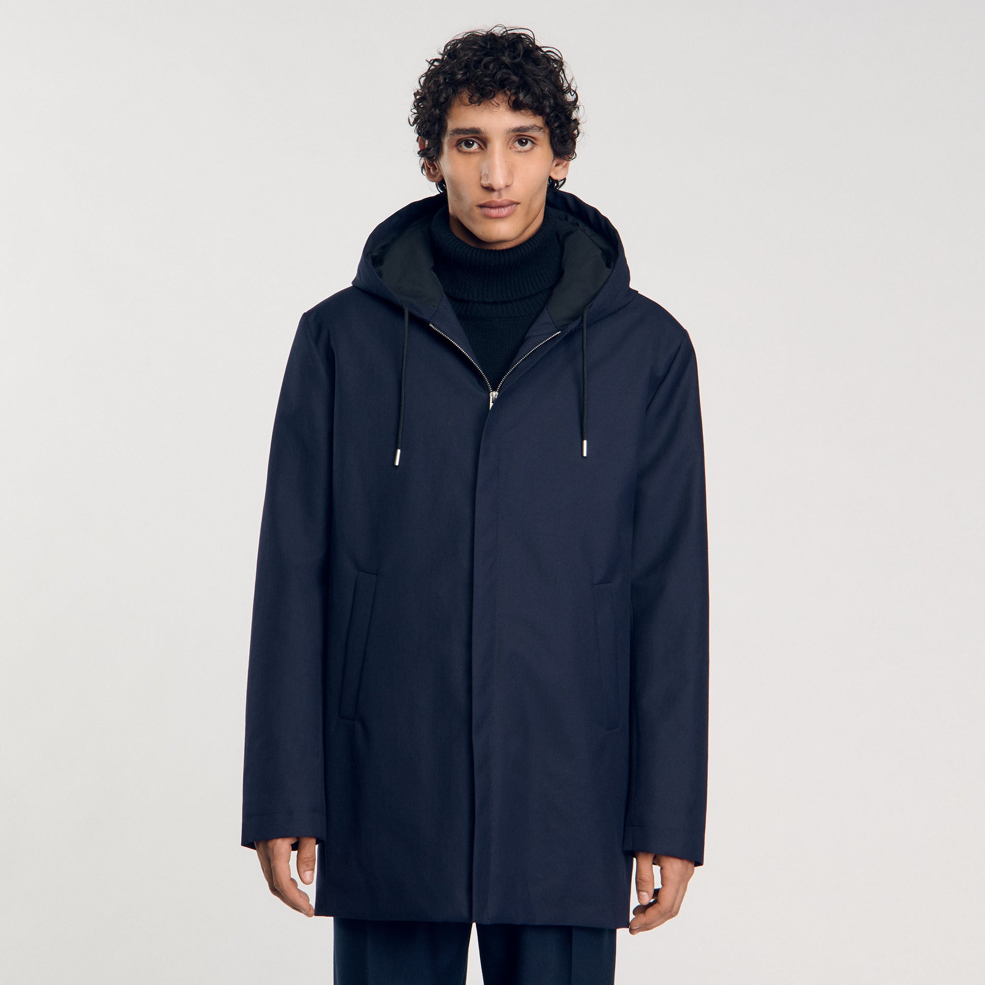 Parka ouatin&eacute;e &agrave; capuche - Homme | Sandro Paris