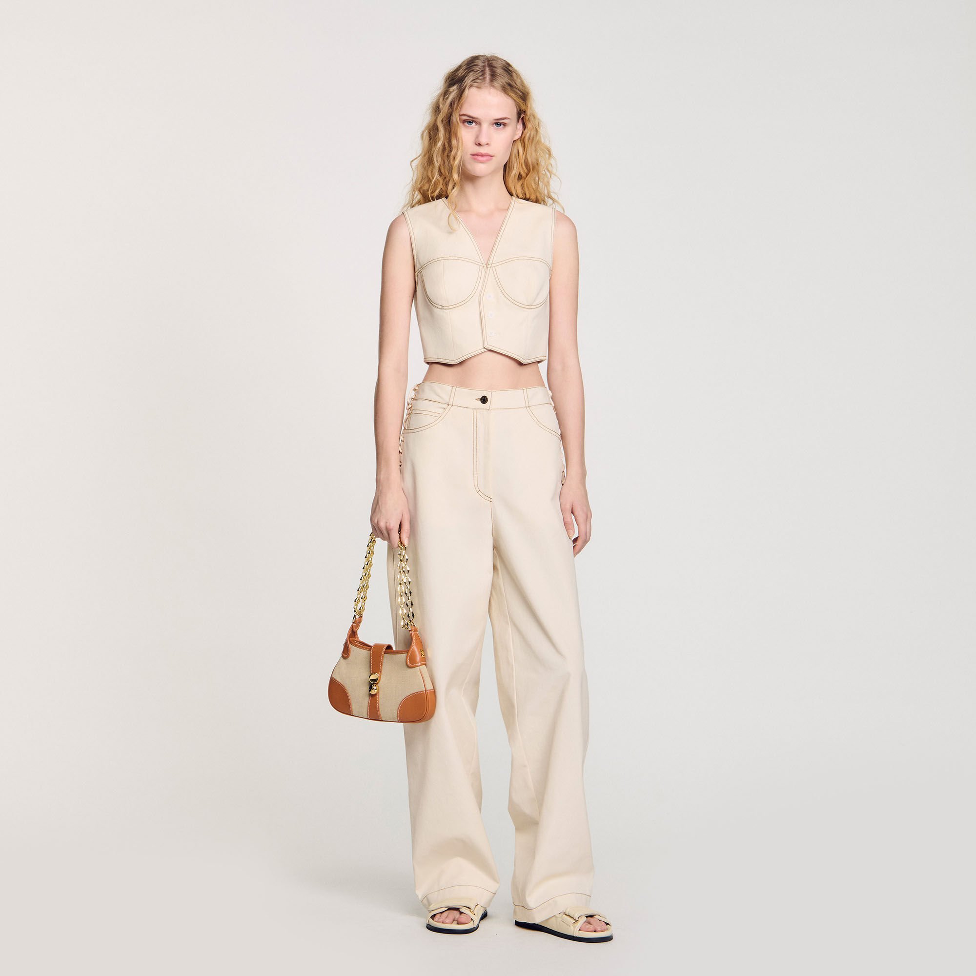 Veston court en jean