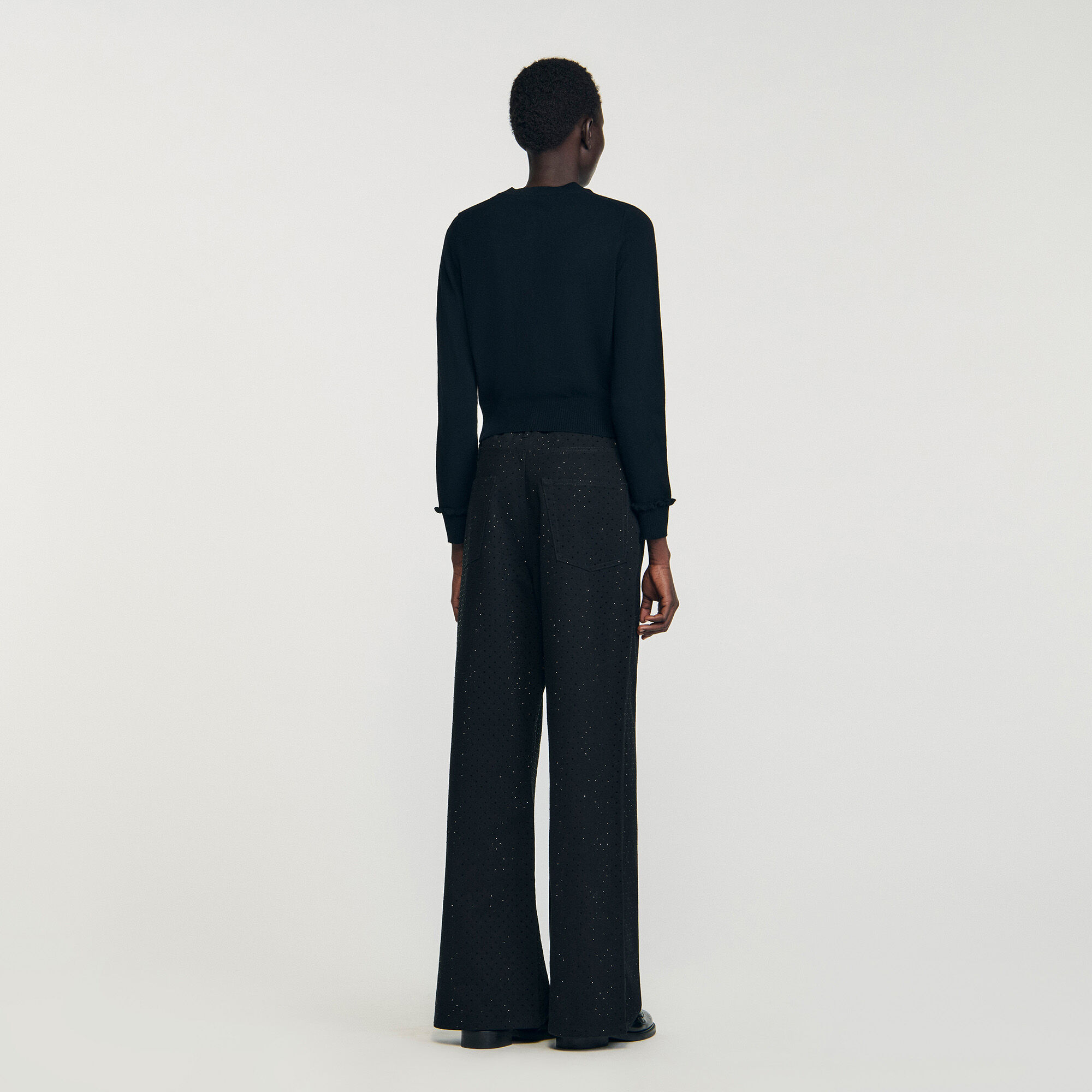 Cardigan à volant 