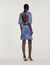 Robe courte imprim&eacute; fleuri