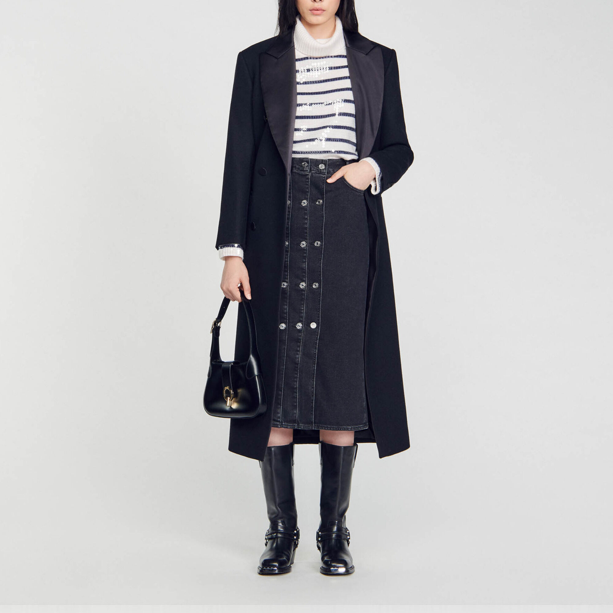 Jupe en jean sandro online