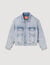 Blouson en denim molletonné
