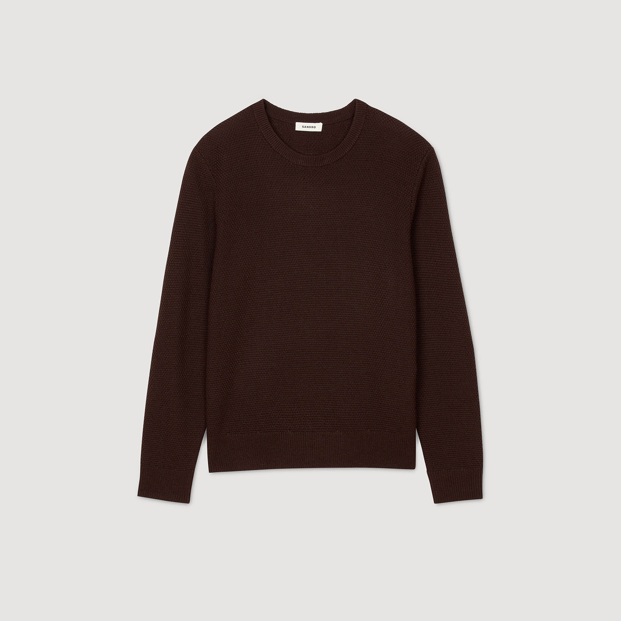 Pull en maille texturée