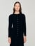 Robe longue maille texturée