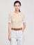 Ceinture large en cuir de veau