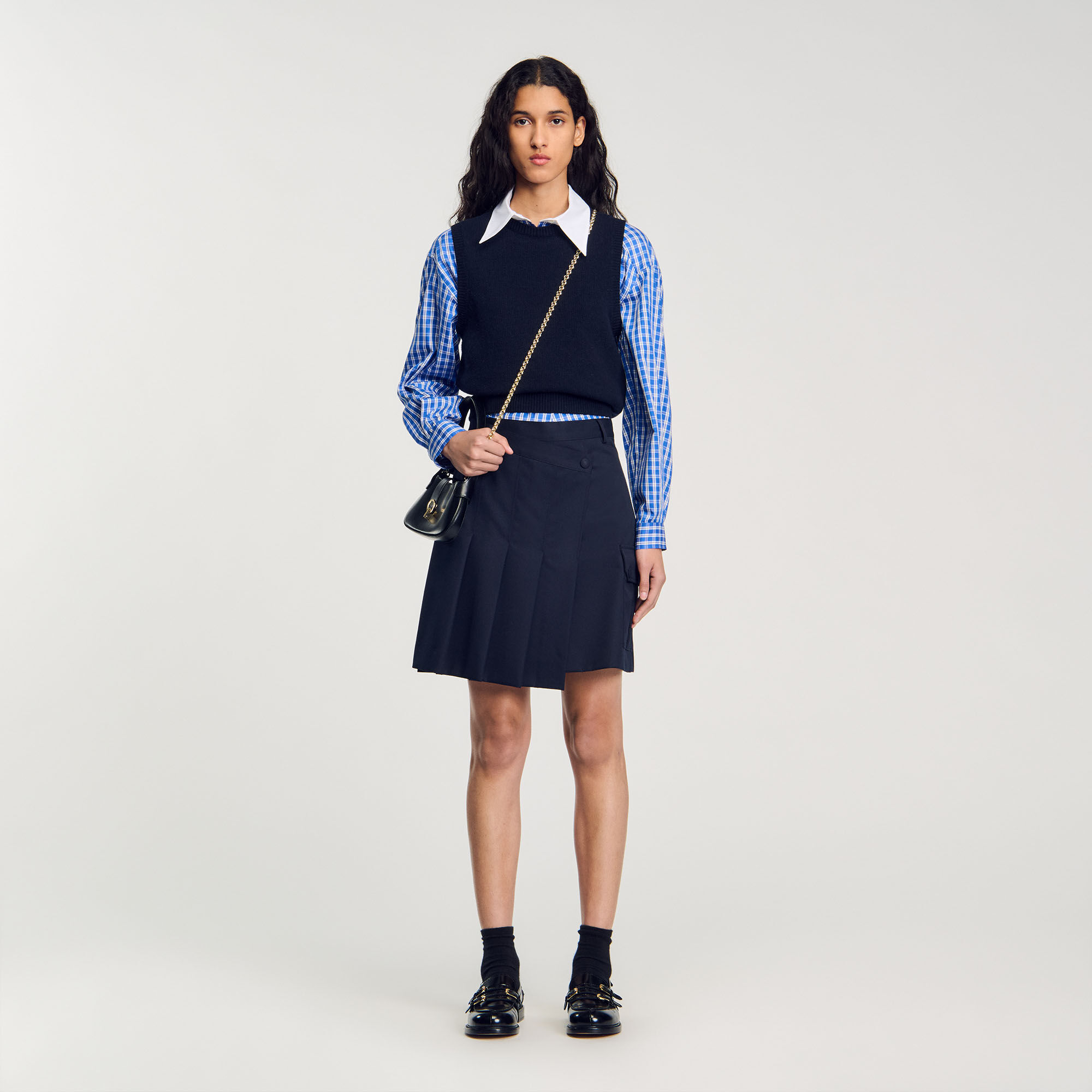 Jupes plissees pour femme Sandro Paris