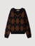 Pull motif Argyle en laine - Femme | Sandro Paris