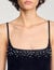 Robe courte en velours &agrave; strass - Femme | Sandro Paris